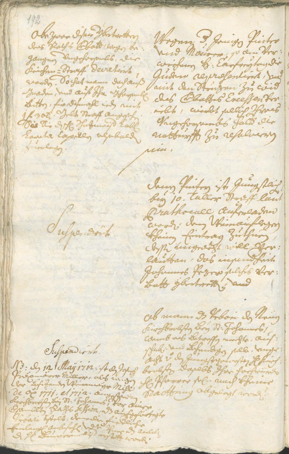 Archivio Storico della Città di Bolzano - BOhisto protocollo consiliare 1711/14 