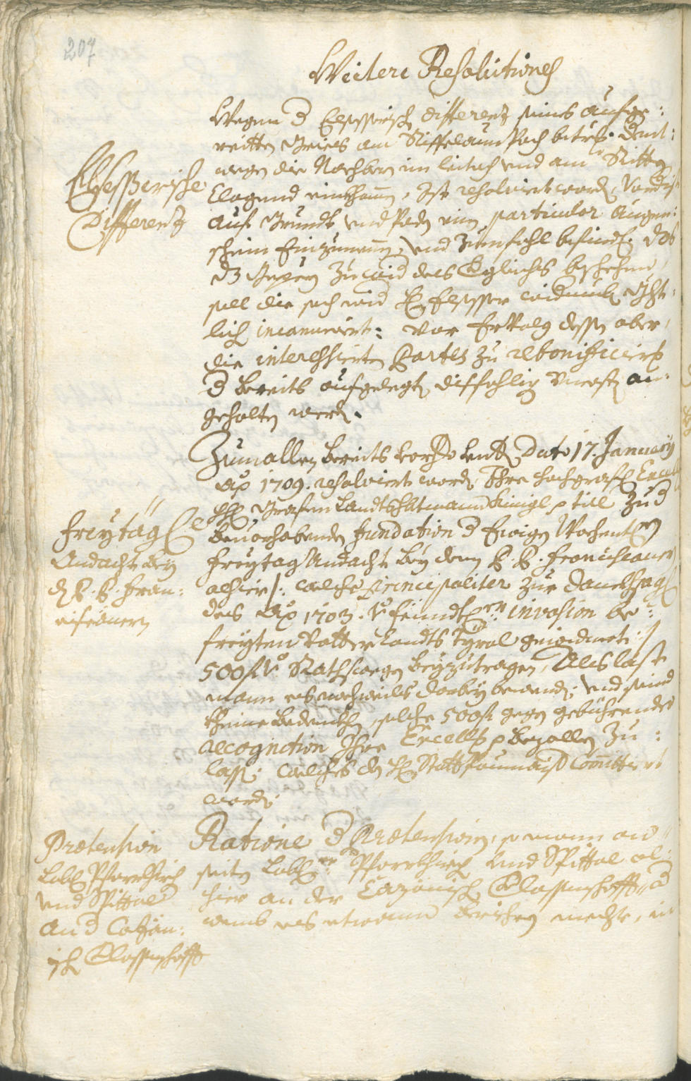 Civic Archives of Bozen-Bolzano - BOhisto Ratsprotokoll 1711/14 