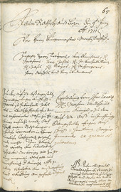 Civic Archives of Bozen-Bolzano - BOhisto Ratsprotokoll 1711/14 - 