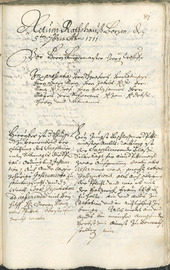 Civic Archives of Bozen-Bolzano - BOhisto Ratsprotokoll 1711/14 - 