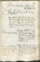 Archivio Storico della Città di Bolzano - BOhisto protocollo consiliare 1711/14 - 