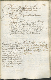 Archivio Storico della Città di Bolzano - BOhisto protocollo consiliare 1711/14 - 