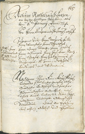 Stadtarchiv Bozen - BOhisto Ratsprotokoll 1711/14 - 