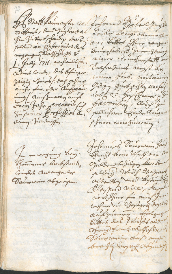 Civic Archives of Bozen-Bolzano - BOhisto Ratsprotokoll 1714/17 