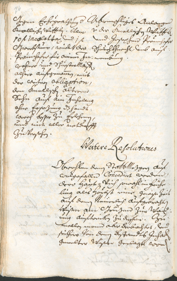 Stadtarchiv Bozen - BOhisto Ratsprotokoll 1714/17 