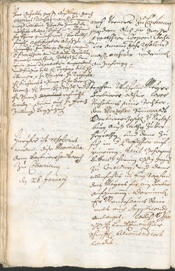 Stadtarchiv Bozen - BOhisto Ratsprotokoll 1714/17 