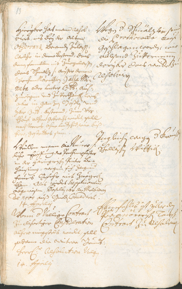 Civic Archives of Bozen-Bolzano - BOhisto Ratsprotokoll 1714/17 