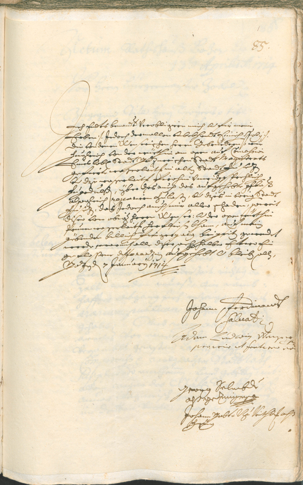 Civic Archives of Bozen-Bolzano - BOhisto Ratsprotokoll 1714/17 