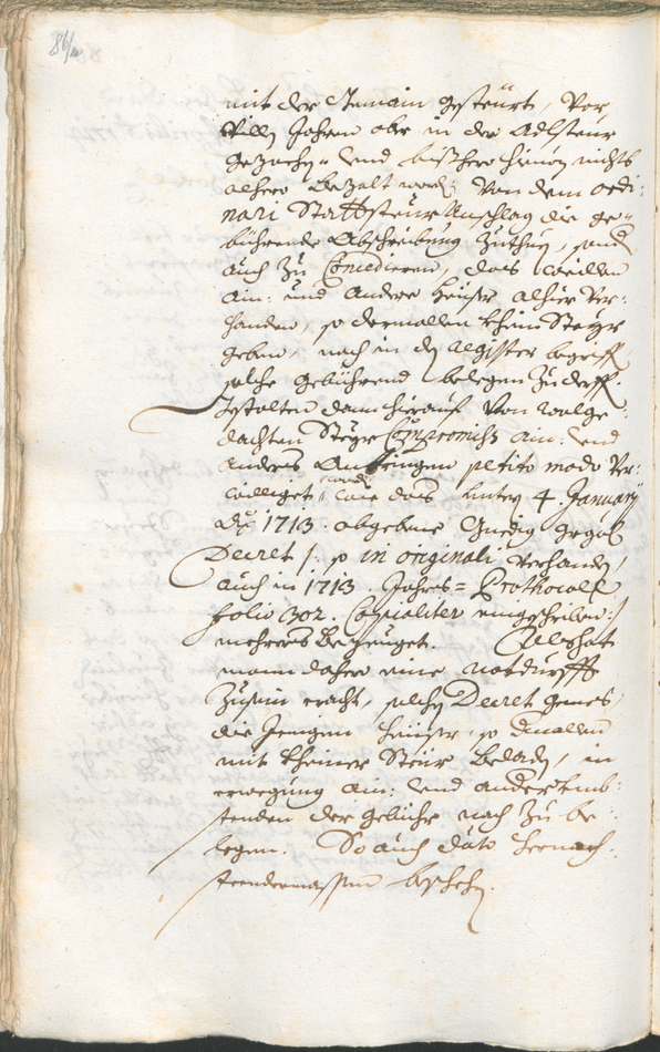 Stadtarchiv Bozen - BOhisto Ratsprotokoll 1714/17 