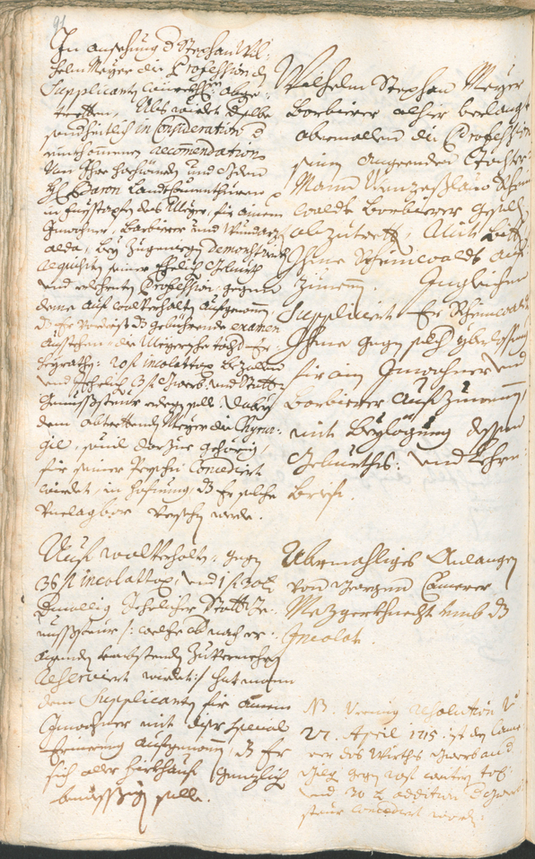 Archivio Storico della Città di Bolzano - BOhisto protocollo consiliare 1714/17 