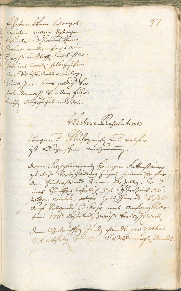 Civic Archives of Bozen-Bolzano - BOhisto Ratsprotokoll 1714/17 