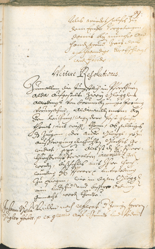 Stadtarchiv Bozen - BOhisto Ratsprotokoll 1714/17 