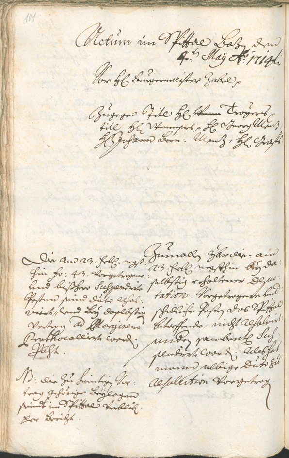 Civic Archives of Bozen-Bolzano - BOhisto Ratsprotokoll 1714/17 