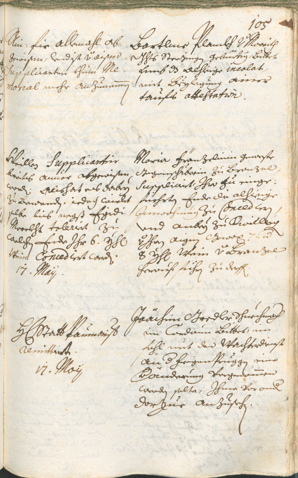 Stadtarchiv Bozen - BOhisto Ratsprotokoll 1714/17 