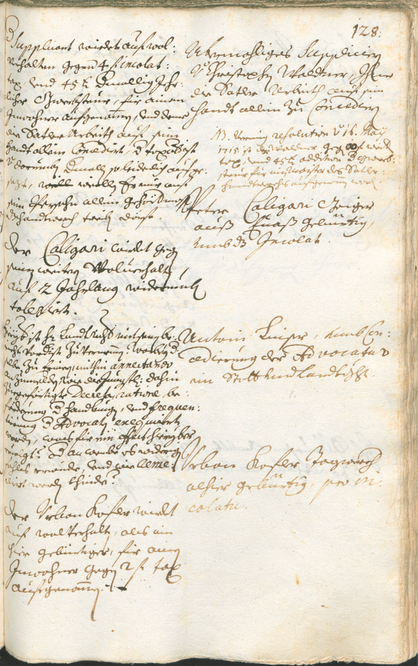 Civic Archives of Bozen-Bolzano - BOhisto Ratsprotokoll 1714/17 