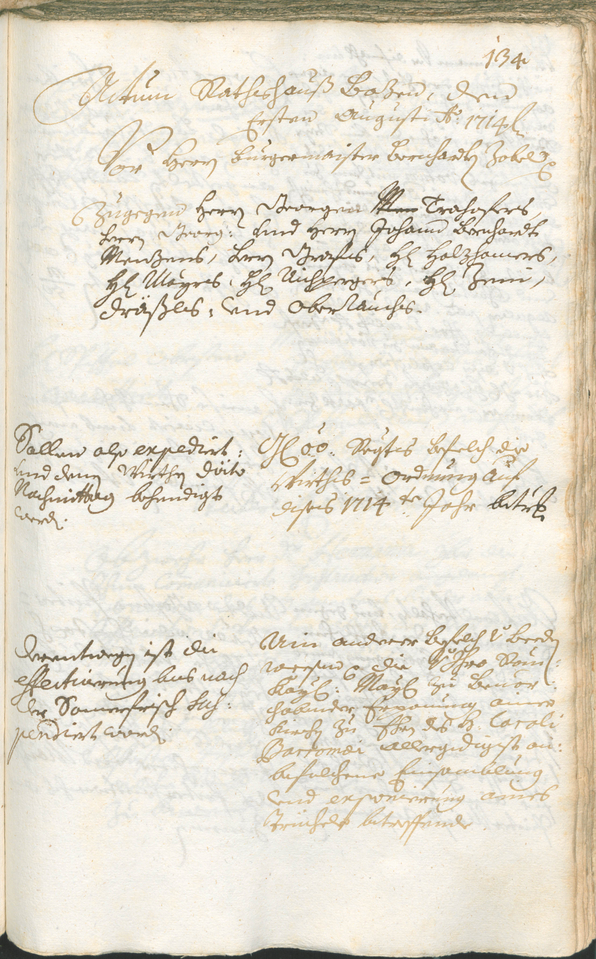 Civic Archives of Bozen-Bolzano - BOhisto Ratsprotokoll 1714/17 