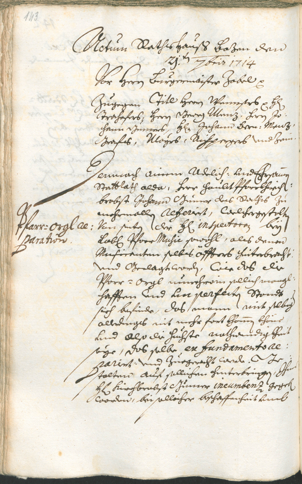 Civic Archives of Bozen-Bolzano - BOhisto Ratsprotokoll 1714/17 