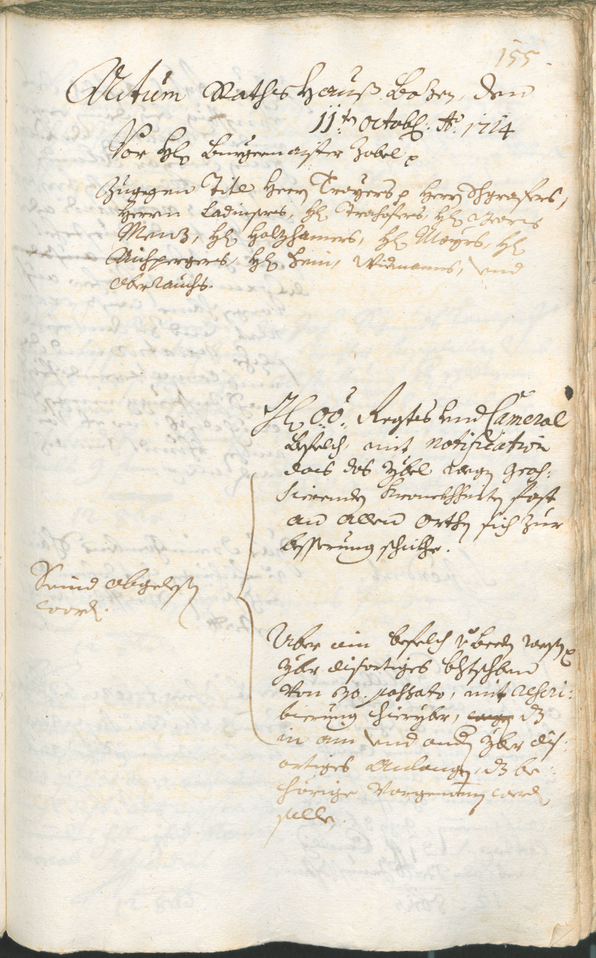 Civic Archives of Bozen-Bolzano - BOhisto Ratsprotokoll 1714/17 