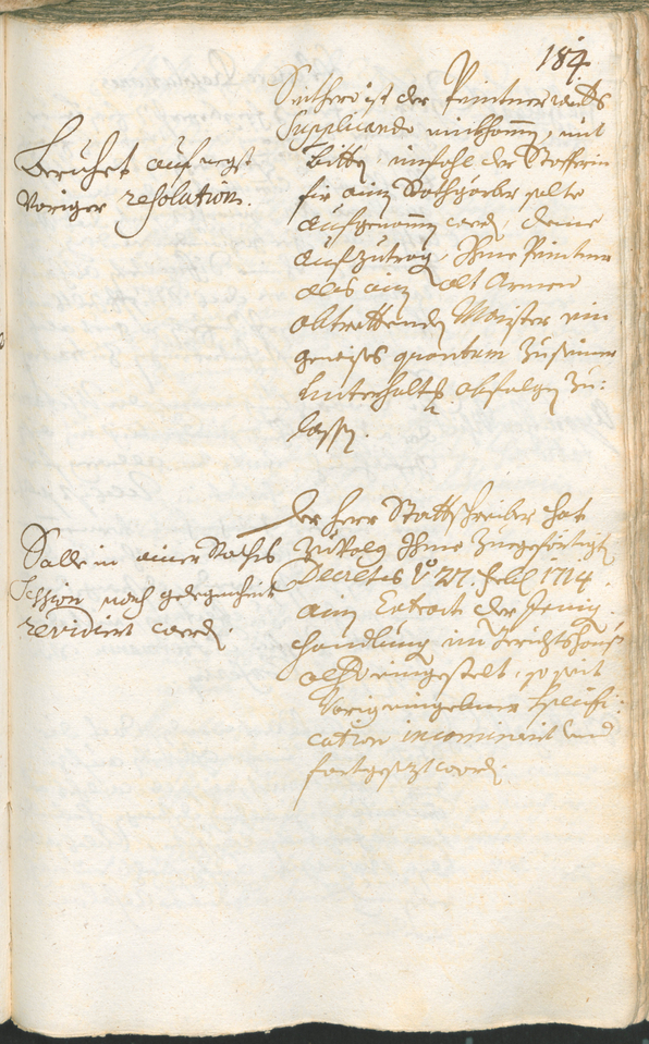 Civic Archives of Bozen-Bolzano - BOhisto Ratsprotokoll 1714/17 