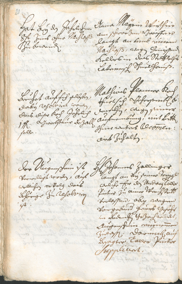 Stadtarchiv Bozen - BOhisto Ratsprotokoll 1714/17 