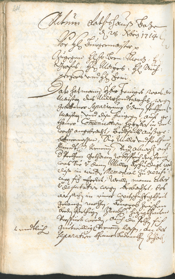 Civic Archives of Bozen-Bolzano - BOhisto Ratsprotokoll 1714/17 