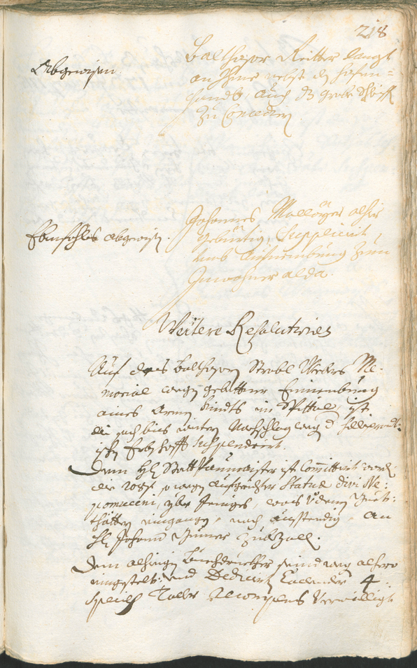 Civic Archives of Bozen-Bolzano - BOhisto Ratsprotokoll 1714/17 