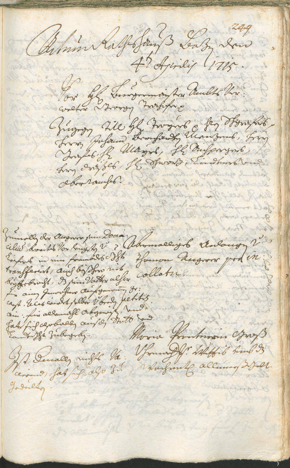 Civic Archives of Bozen-Bolzano - BOhisto Ratsprotokoll 1714/17 