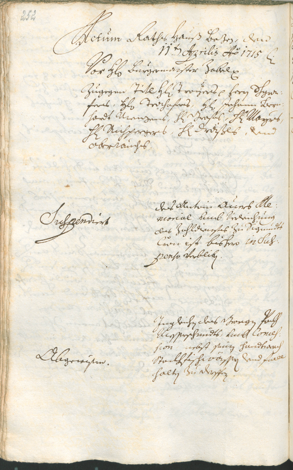 Civic Archives of Bozen-Bolzano - BOhisto Ratsprotokoll 1714/17 