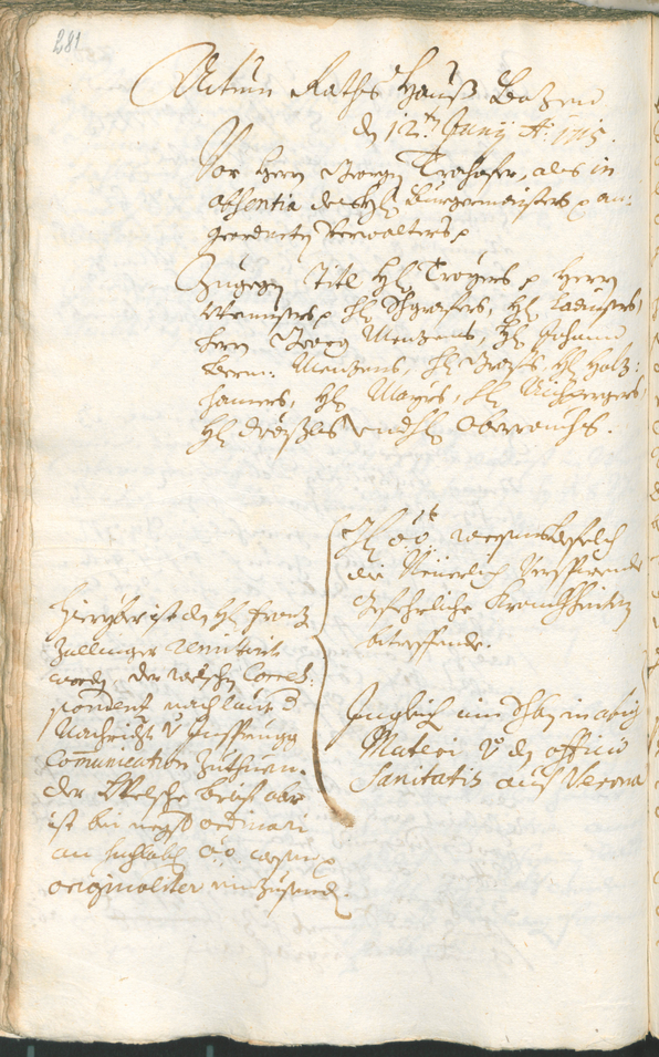 Civic Archives of Bozen-Bolzano - BOhisto Ratsprotokoll 1714/17 