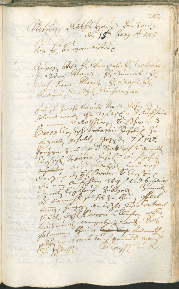 Civic Archives of Bozen-Bolzano - BOhisto Ratsprotokoll 1714/17 