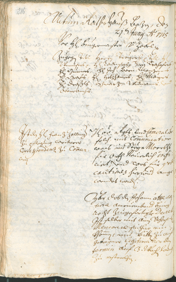 Civic Archives of Bozen-Bolzano - BOhisto Ratsprotokoll 1714/17 