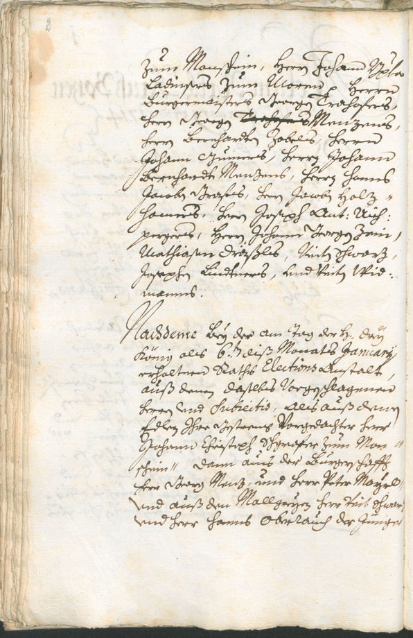 Stadtarchiv Bozen - BOhisto Ratsprotokoll 1714/17 