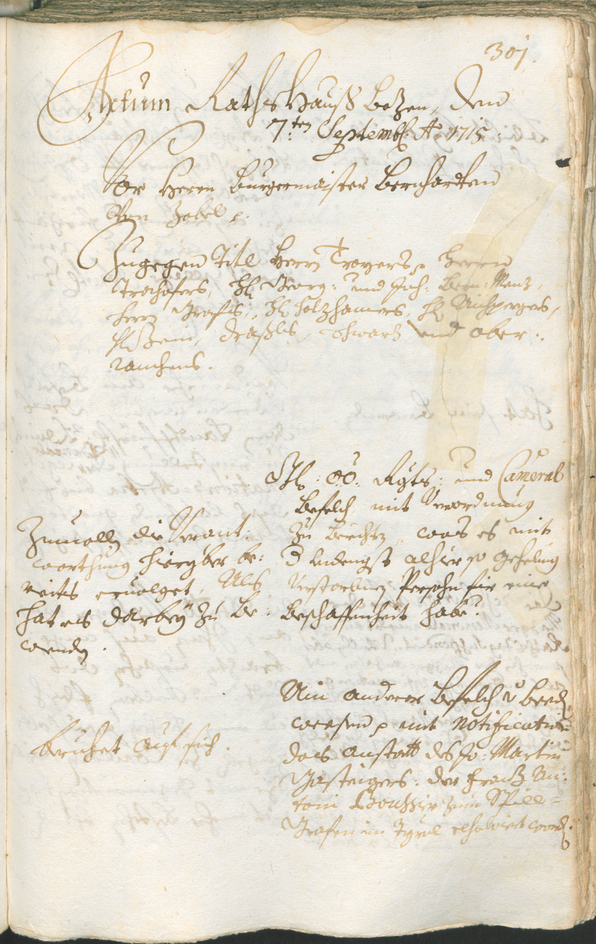 Civic Archives of Bozen-Bolzano - BOhisto Ratsprotokoll 1714/17 