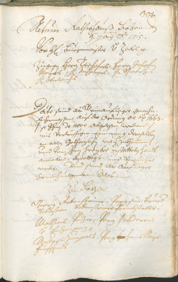 Civic Archives of Bozen-Bolzano - BOhisto Ratsprotokoll 1714/17 