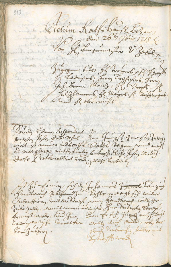 Civic Archives of Bozen-Bolzano - BOhisto Ratsprotokoll 1714/17 