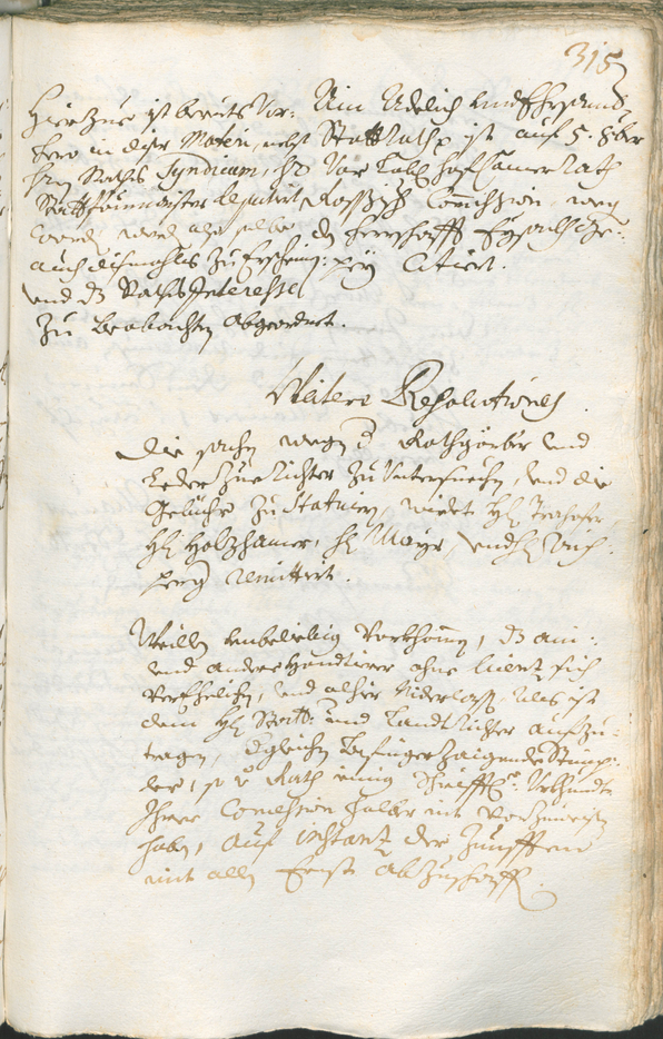 Stadtarchiv Bozen - BOhisto Ratsprotokoll 1714/17 