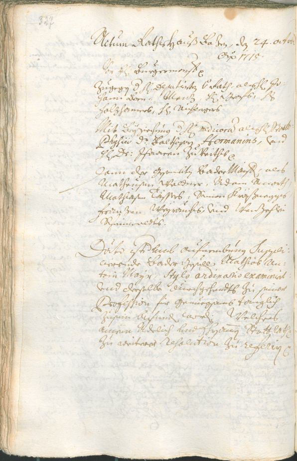 Civic Archives of Bozen-Bolzano - BOhisto Ratsprotokoll 1714/17 