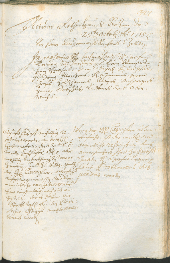 Civic Archives of Bozen-Bolzano - BOhisto Ratsprotokoll 1714/17 