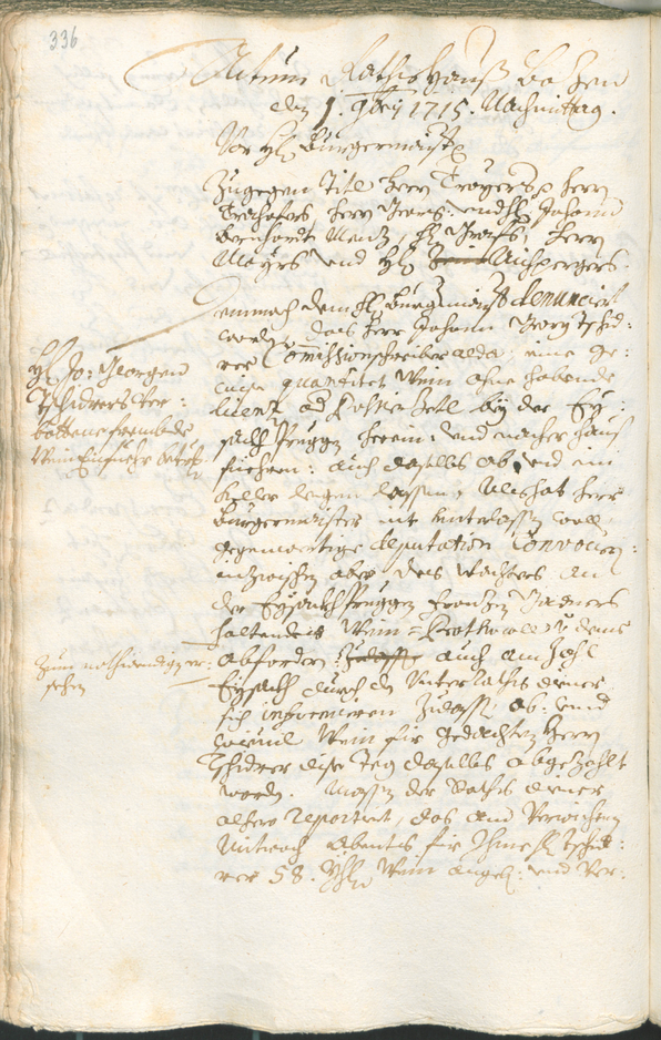 Civic Archives of Bozen-Bolzano - BOhisto Ratsprotokoll 1714/17 