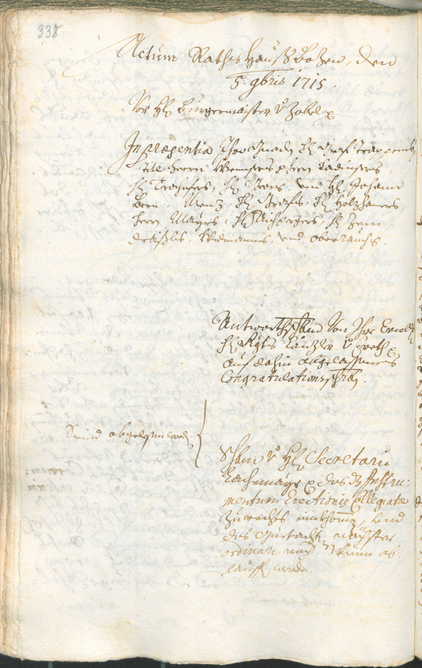 Civic Archives of Bozen-Bolzano - BOhisto Ratsprotokoll 1714/17 