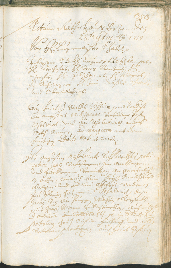 Civic Archives of Bozen-Bolzano - BOhisto Ratsprotokoll 1714/17 