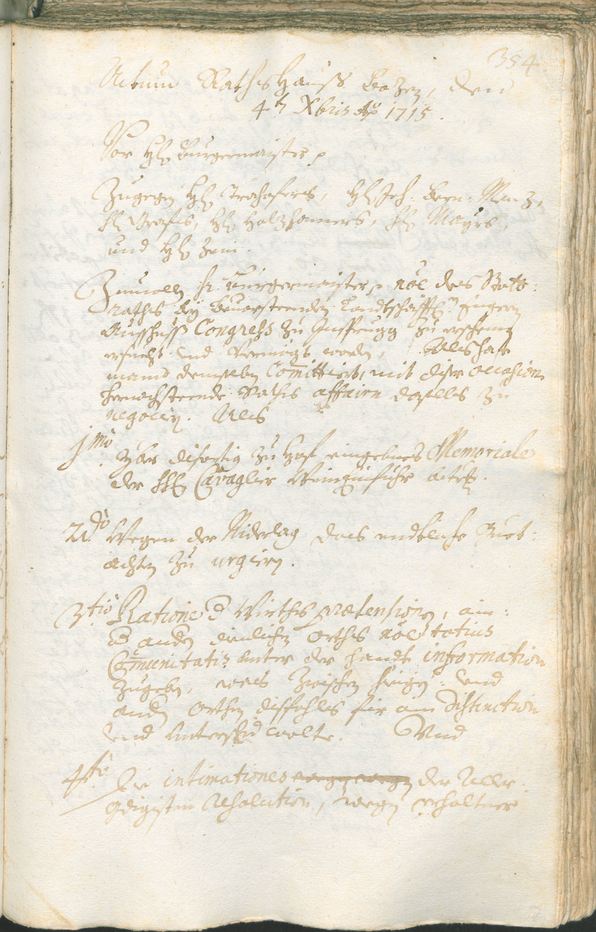 Civic Archives of Bozen-Bolzano - BOhisto Ratsprotokoll 1714/17 