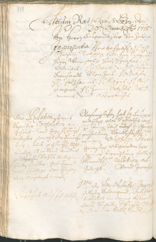 Civic Archives of Bozen-Bolzano - BOhisto Ratsprotokoll 1714/17 