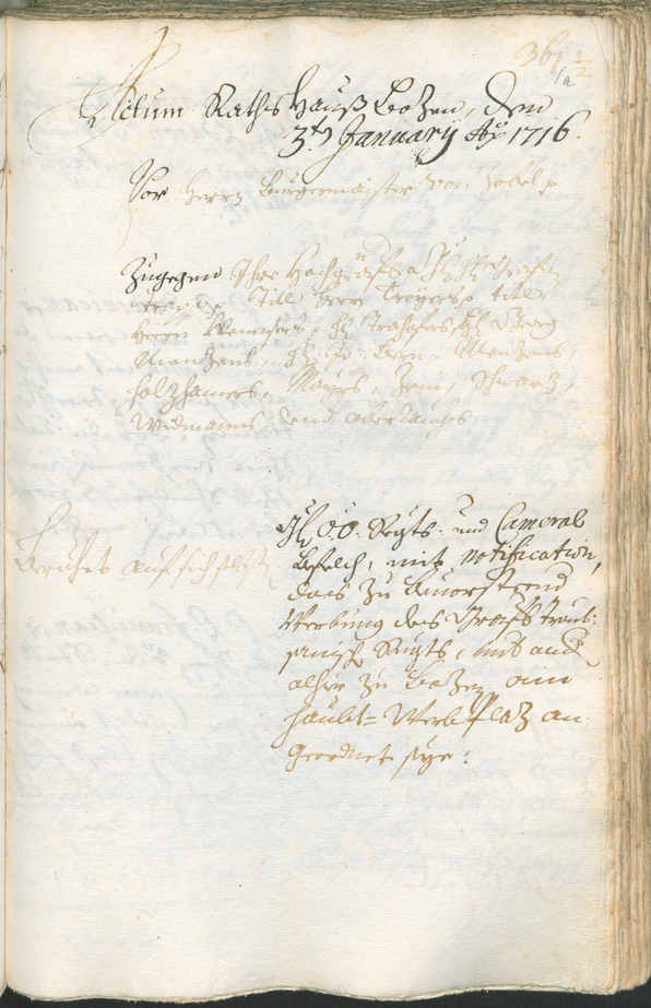 Civic Archives of Bozen-Bolzano - BOhisto Ratsprotokoll 1714/17 