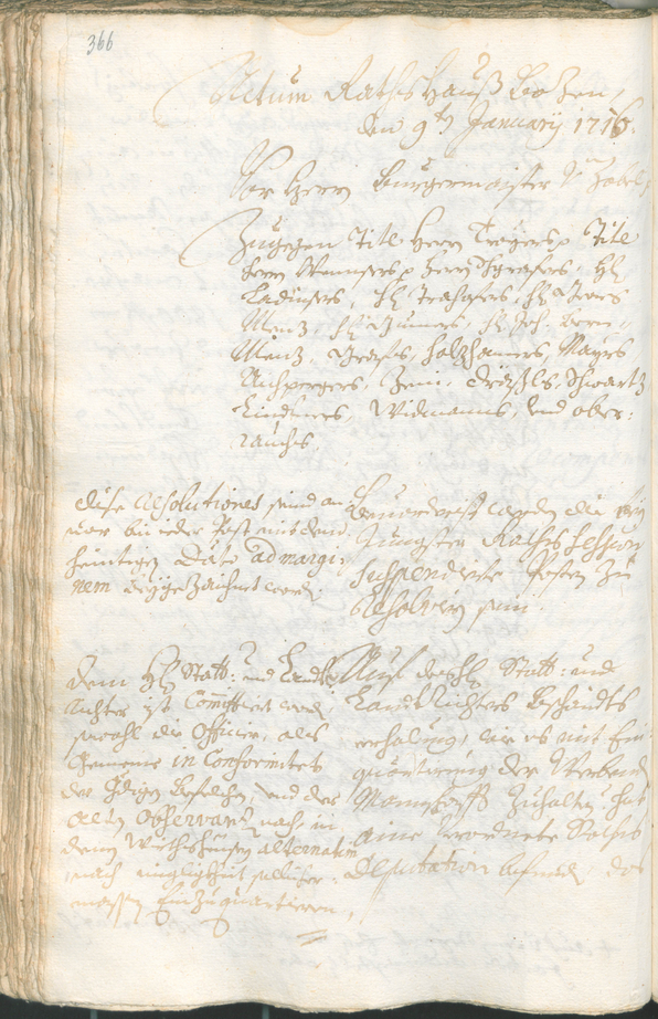 Archivio Storico della Città di Bolzano - BOhisto protocollo consiliare 1714/17 