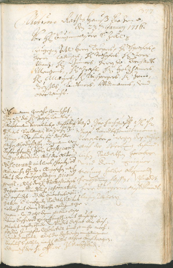 Civic Archives of Bozen-Bolzano - BOhisto Ratsprotokoll 1714/17 