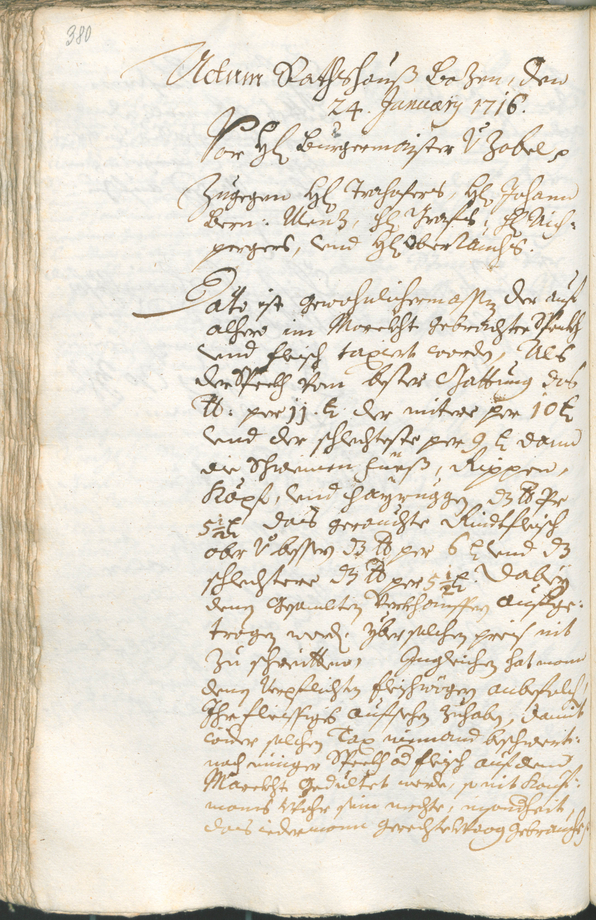 Civic Archives of Bozen-Bolzano - BOhisto Ratsprotokoll 1714/17 