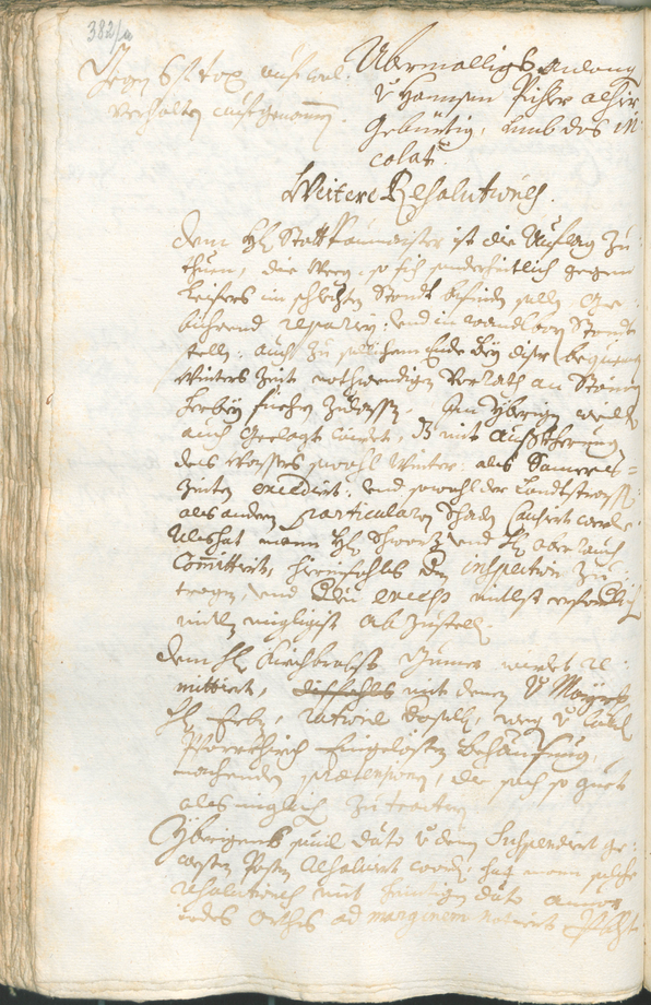 Civic Archives of Bozen-Bolzano - BOhisto Ratsprotokoll 1714/17 