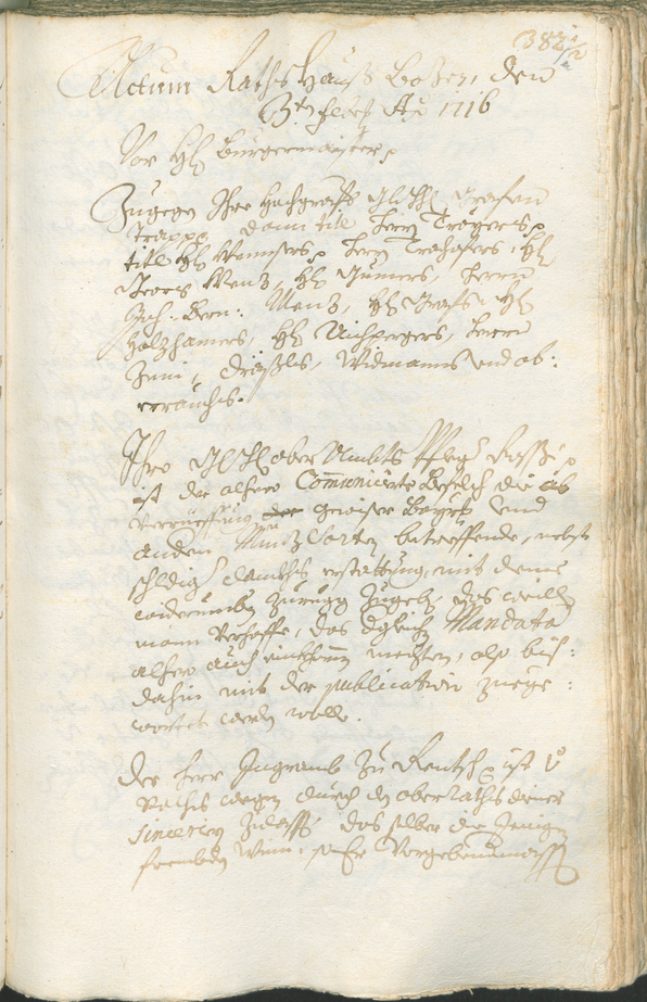 Civic Archives of Bozen-Bolzano - BOhisto Ratsprotokoll 1714/17 