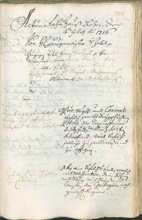 Archivio Storico della Città di Bolzano - BOhisto protocollo consiliare 1714/17 